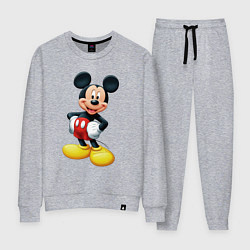 Костюм хлопковый женский Микки - мышь, цвет: меланж
