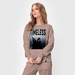 Костюм хлопковый женский Timeless, цвет: пыльно-розовый — фото 2