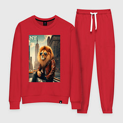Женский костюм Cool Lion New Yorker - ai art