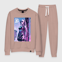 Женский костюм Киберпанк девчонка Барби - нейроарт фантазия