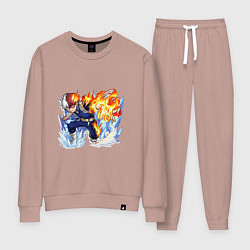 Женский костюм Моя геройская академия Шото студент