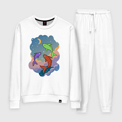 Женский костюм Рыбы, летающие в небе