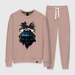 Костюм хлопковый женский Мустанг, цвет: пыльно-розовый