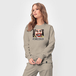 Костюм хлопковый женский Smileback, цвет: миндальный — фото 2