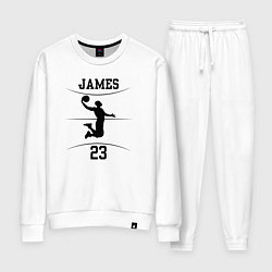 Костюм хлопковый женский James 23, цвет: белый