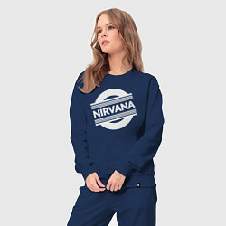 Костюм хлопковый женский Rock Nirvana, цвет: тёмно-синий — фото 2