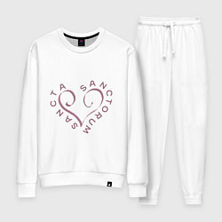 Костюм хлопковый женский Святая святых, цвет: белый