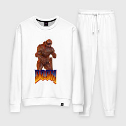 Костюм хлопковый женский Doom солдат, цвет: белый