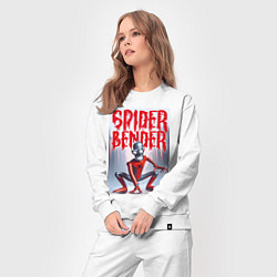 Костюм хлопковый женский Spider Bender - ai art collab, цвет: белый — фото 2