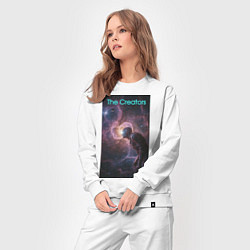 Костюм хлопковый женский The Creators - space giant, цвет: белый — фото 2