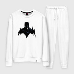 Костюм хлопковый женский Batman dark, цвет: белый