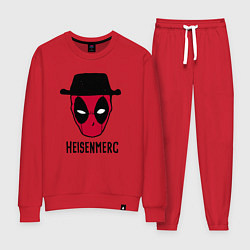 Костюм хлопковый женский Heisenmerc, цвет: красный