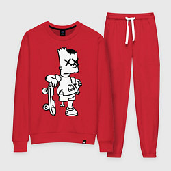 Женский костюм Bart Simpsons Zombie