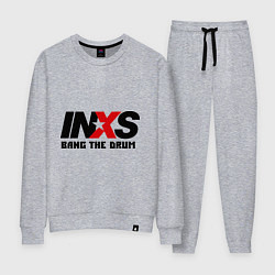 Костюм хлопковый женский INXS, цвет: меланж