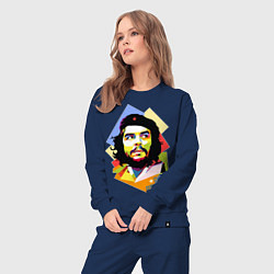 Костюм хлопковый женский Che Guevara Art, цвет: тёмно-синий — фото 2
