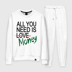 Женский костюм All you need is money