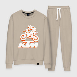 Женский костюм KTM белый