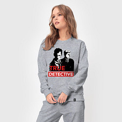 Костюм хлопковый женский True Detective, цвет: меланж — фото 2