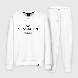 Костюм хлопковый женский Sensation: The Legacy, цвет: белый