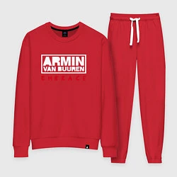 Костюм хлопковый женский Armin van Buuren: Embrace, цвет: красный