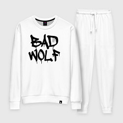 Костюм хлопковый женский Bad Wolf, цвет: белый