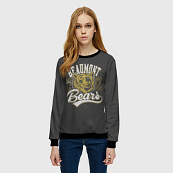 Свитшот женский Team t-shirt 1, цвет: 3D-черный — фото 2