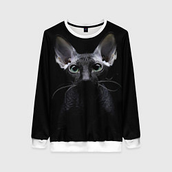 Свитшот женский Сфинкс 2, цвет: 3D-белый