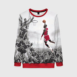 Свитшот женский Michael Jordan NBA, цвет: 3D-красный