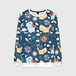 Женский свитшот Котята