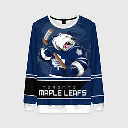 Свитшот женский Toronto Maple Leafs, цвет: 3D-белый