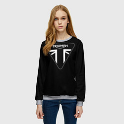 Свитшот женский Triumph 4, цвет: 3D-меланж — фото 2
