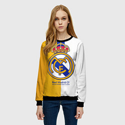 Свитшот женский Real Madrid CF, цвет: 3D-черный — фото 2