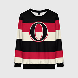 Свитшот женский Ottawa Senators O, цвет: 3D-черный