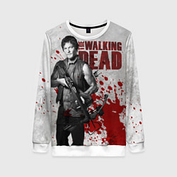 Свитшот женский Walking Dead: Deryl Dixon, цвет: 3D-белый