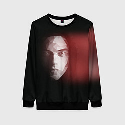 Свитшот женский Мистер робот 2, цвет: 3D-черный