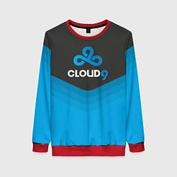 Свитшот женский Cloud 9 Uniform, цвет: 3D-красный