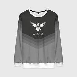 Свитшот женский Wings Uniform, цвет: 3D-белый