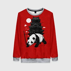 Свитшот женский Panda Warrior, цвет: 3D-меланж