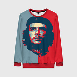 Свитшот женский Che Guevara, цвет: 3D-красный