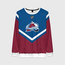 Свитшот женский NHL: Colorado Avalanche, цвет: 3D-белый