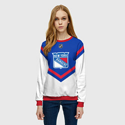 Свитшот женский NHL: New York Rangers, цвет: 3D-красный — фото 2