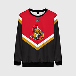Свитшот женский NHL: Ottawa Senators, цвет: 3D-черный