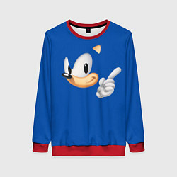 Свитшот женский Соник, цвет: 3D-красный