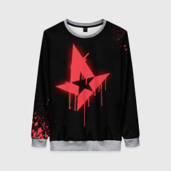 Свитшот женский Astralis: Black collection, цвет: 3D-меланж