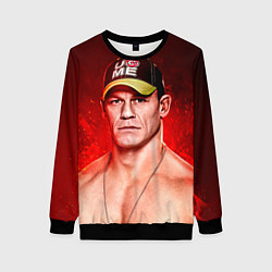 Свитшот женский John Cena: Flame, цвет: 3D-черный