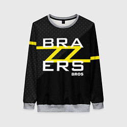 Свитшот женский Brazzers Bros, цвет: 3D-меланж