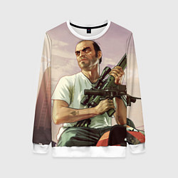 Женский свитшот GTA 5: Trevor with a gun