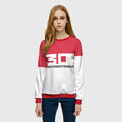 Свитшот женский 30 Second To Mars, цвет: 3D-красный — фото 2