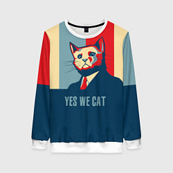 Женский свитшот Yes we CAT