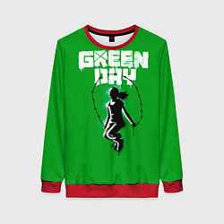 Свитшот женский Green Day: Girl, цвет: 3D-красный